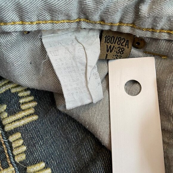 G-Star Raw Mens Jeans 38 Medium Wash Denim Straight Fit Embroidered Back 33-01SE - Picture 8 of 14